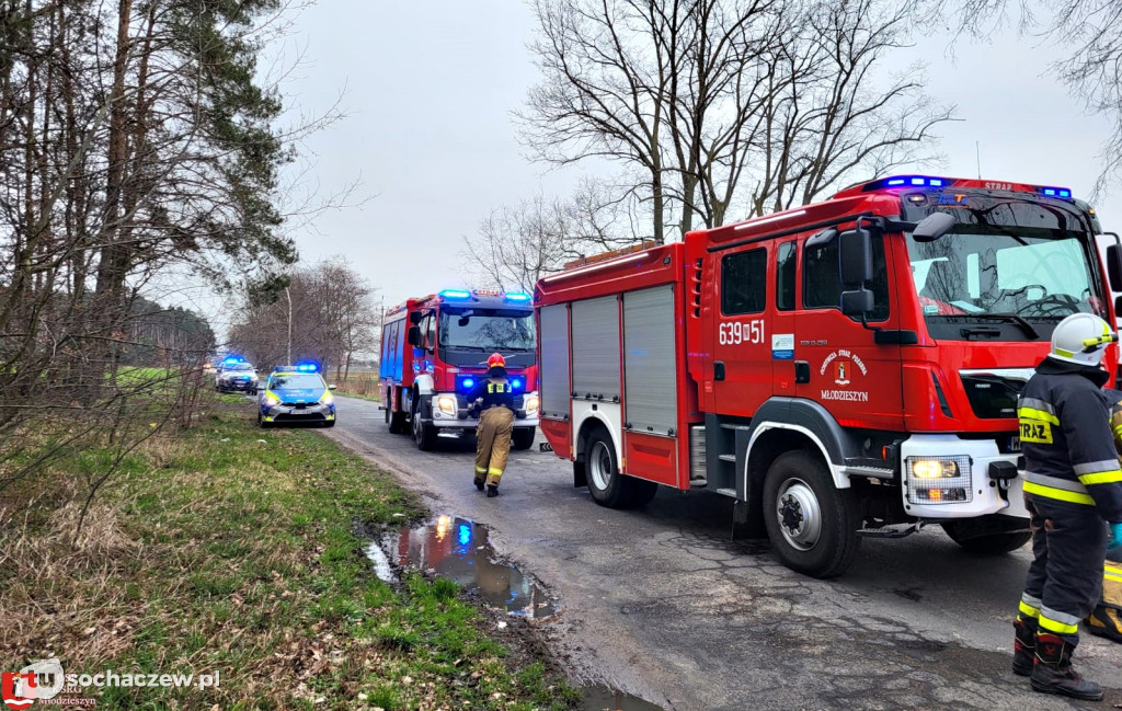 Wypadek w Młodzieszynie
