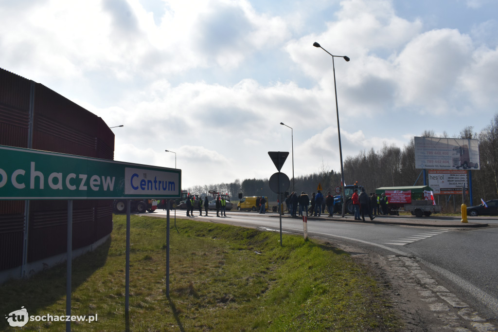 Strajk rolników w Kuznocinie