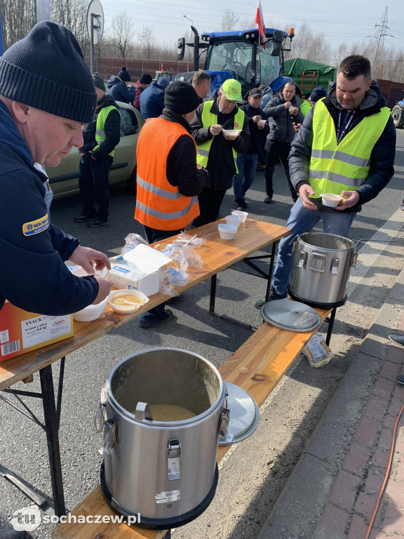 Strajk rolników w Kuznocinie