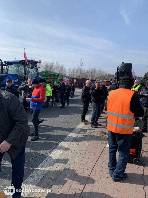 Strajk rolników w Kuznocinie