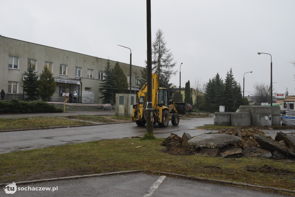 Przebudowa parkingu przy szpitalu