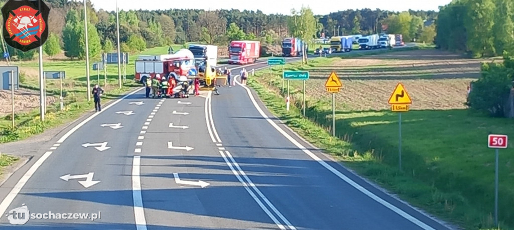 Wypadek w Kamionie