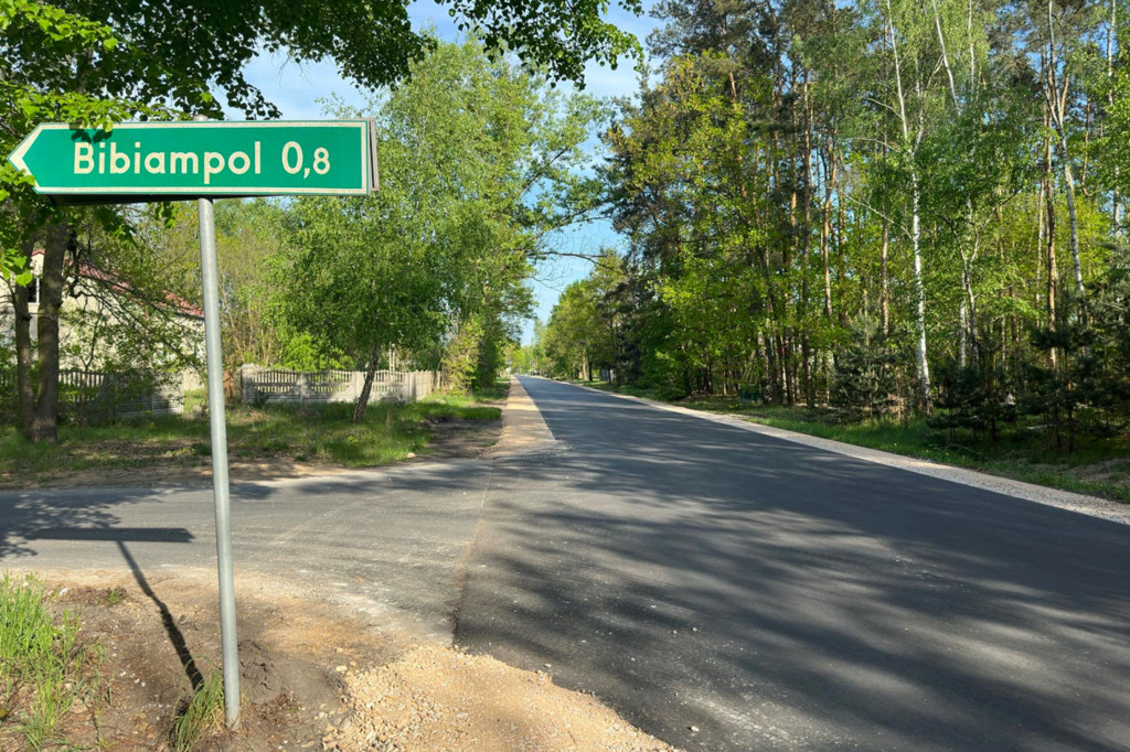 Remont drogi powiatowej Młodzieszyn - Żuków