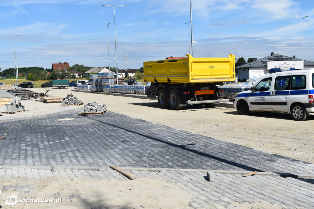 Parking przy szpitalu na półmetku