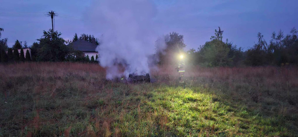 Nocne pożary samochodów