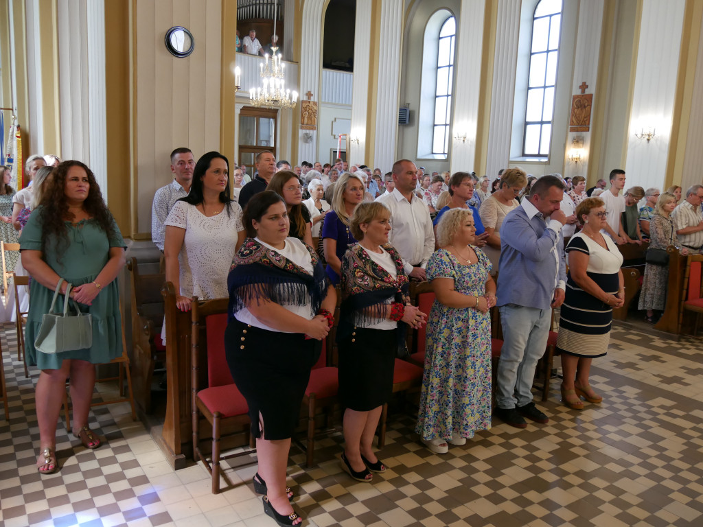 Dożynki parafialne w Młodzieszynie