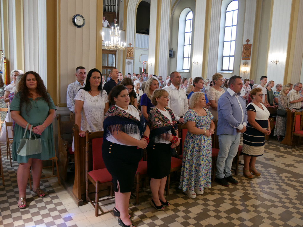 Dożynki parafialne w Młodzieszynie