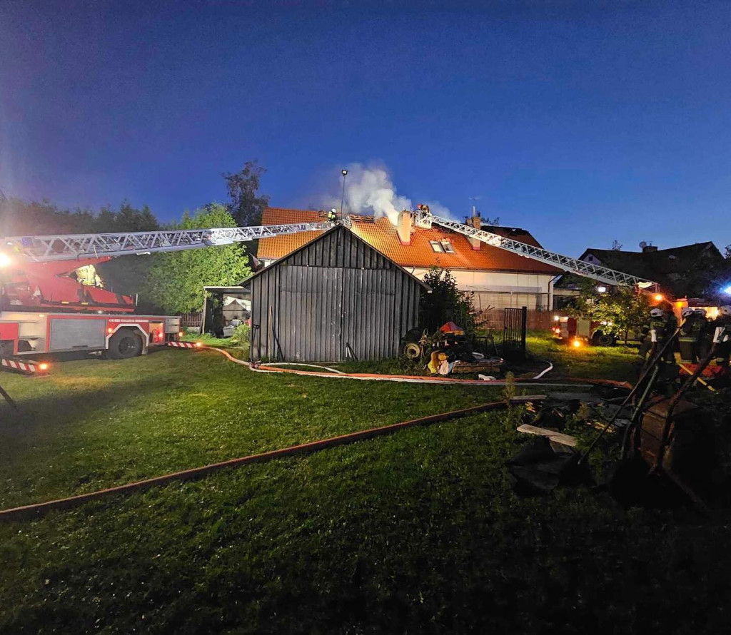 Wielki pożar w Nowych Kozłowicach