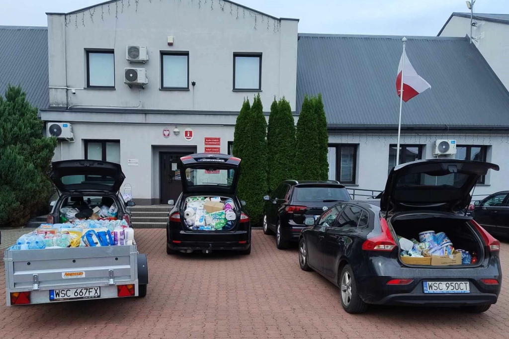 Młodzieszyn: dary dla powodzian przekazane