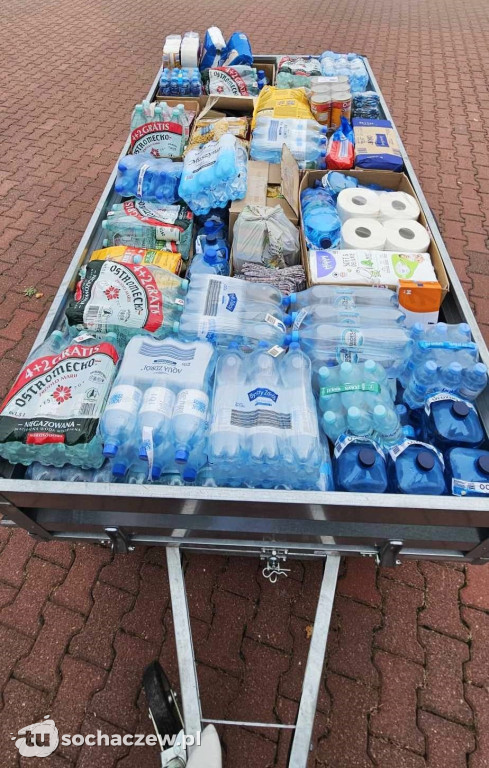 Młodzieszyn: dary dla powodzian przekazane