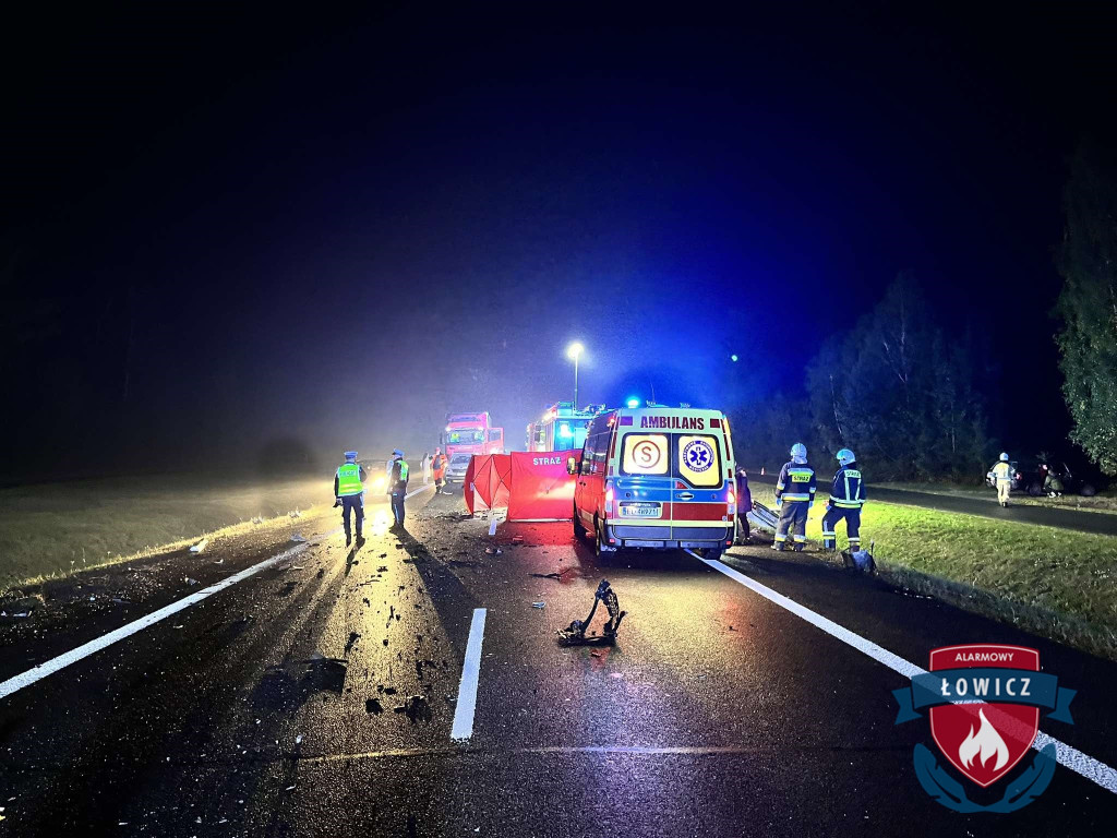 Śmiertelny wypadek w powiecie łowickim