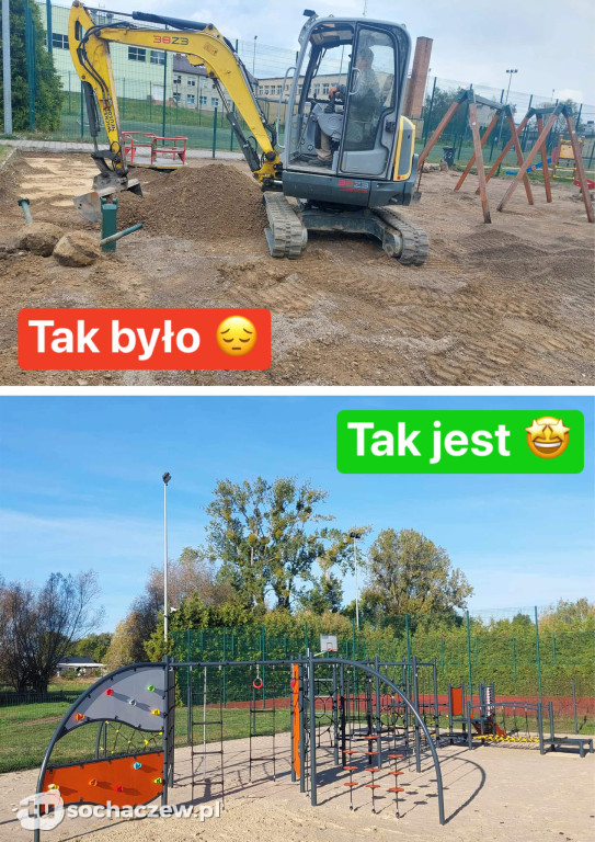 Uroczyste otwarcie placu zabaw w Rybnie
