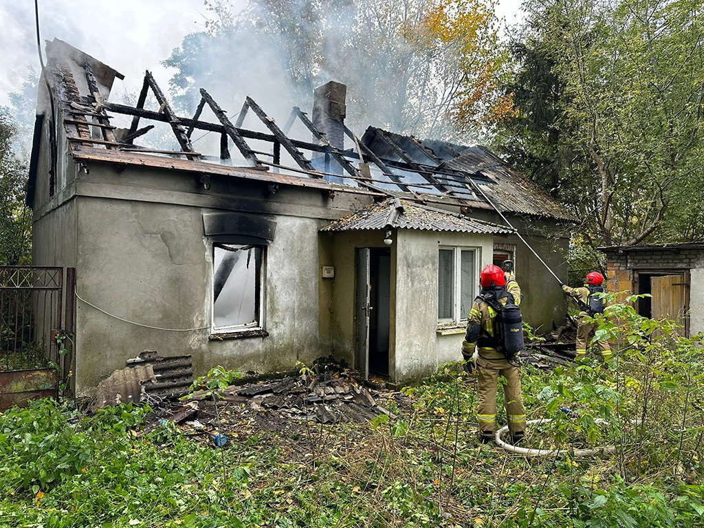 Strażacy podsumowują trudny poniedziałek 14.10