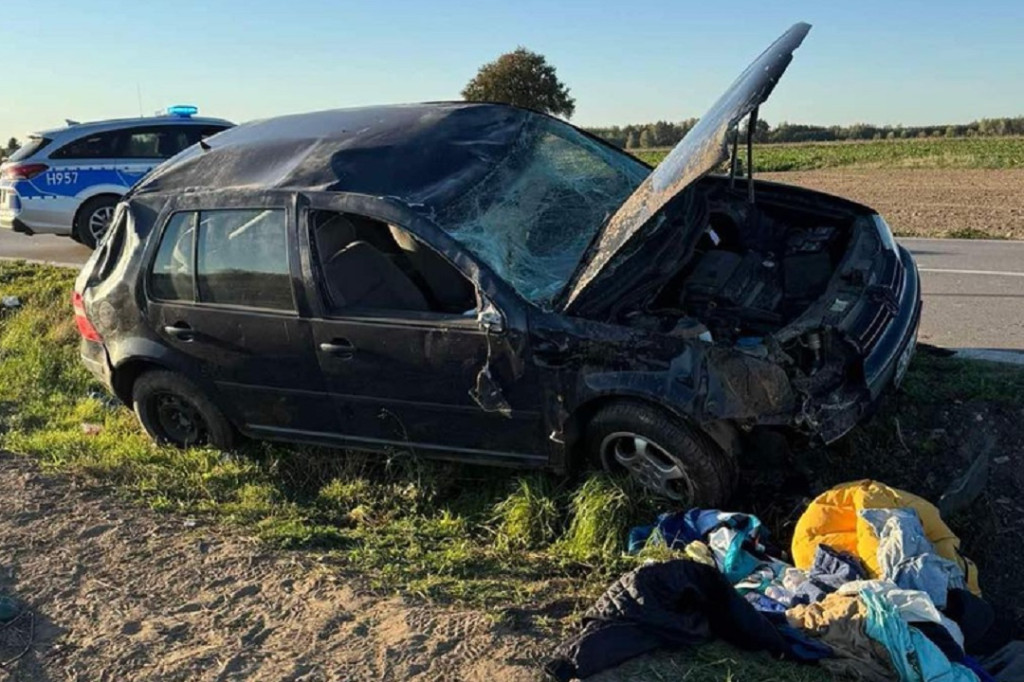 Wypadek między Nową Suchą a Wikcinkiem