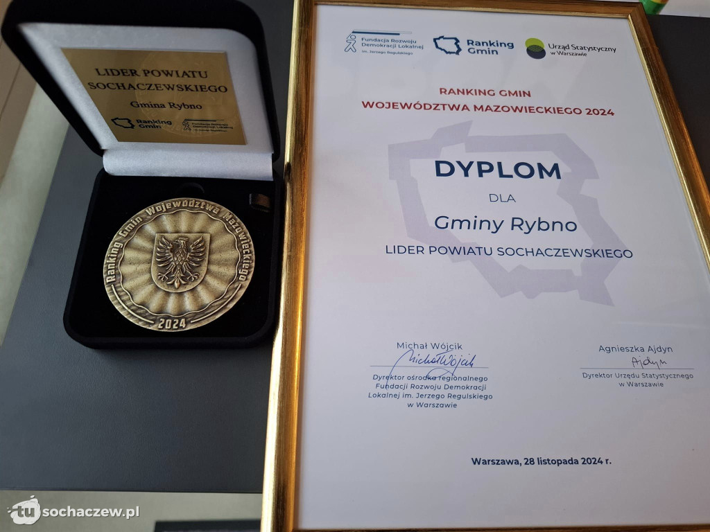 Gmina Rybno liderem powiatu