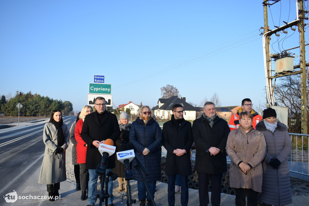 Droga Żdżarów - Rybno: Kolejny odcinek po remoncie