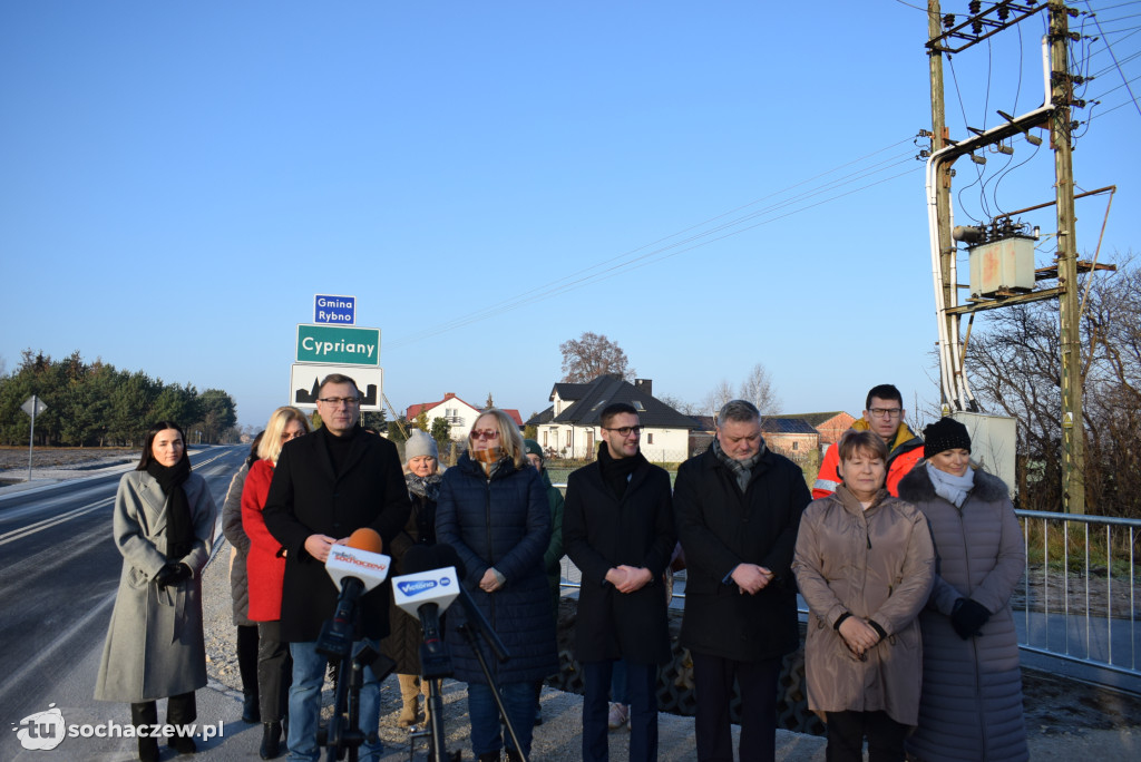 Droga Żdżarów - Rybno: Kolejny odcinek po remoncie