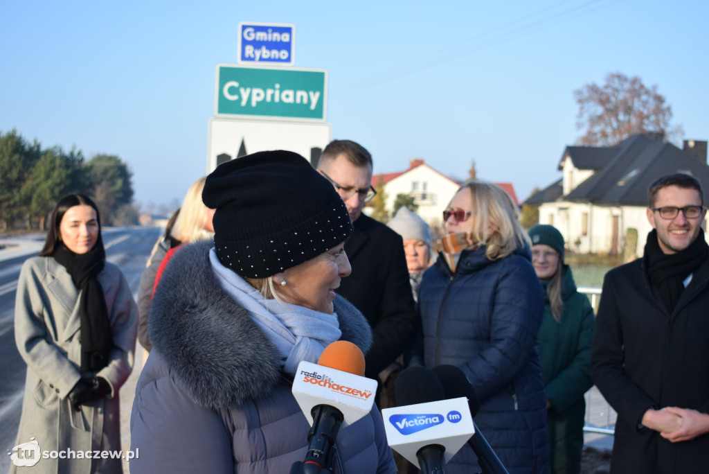 Droga Żdżarów - Rybno: Kolejny odcinek po remoncie