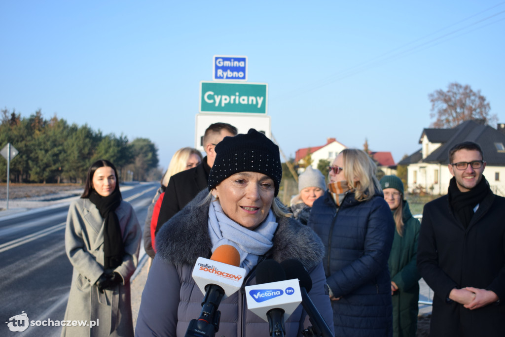 Droga Żdżarów - Rybno: Kolejny odcinek po remoncie