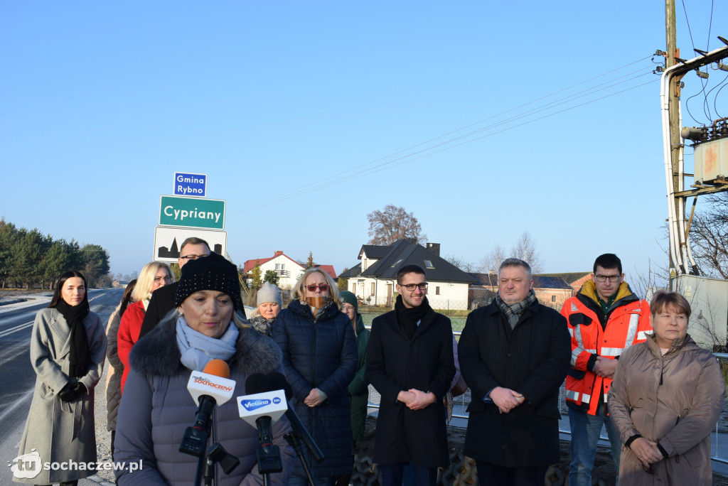Droga Żdżarów - Rybno: Kolejny odcinek po remoncie