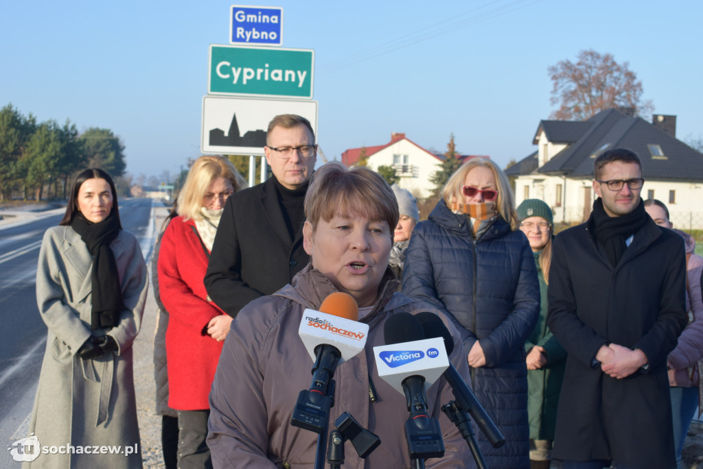 Droga Żdżarów - Rybno: Kolejny odcinek po remoncie