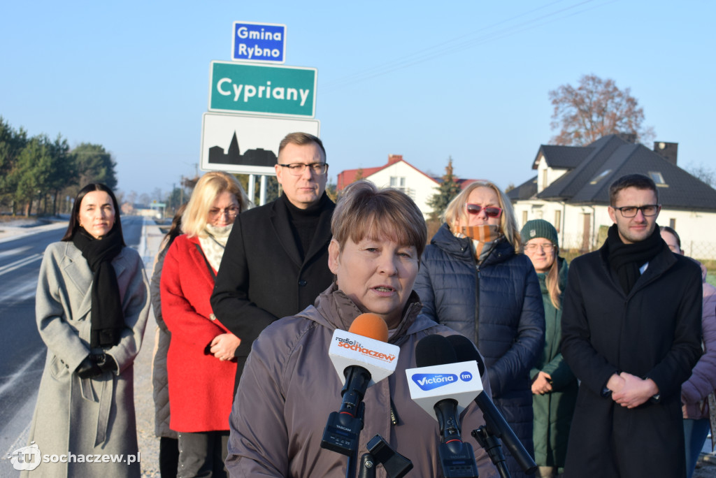 Droga Żdżarów - Rybno: Kolejny odcinek po remoncie