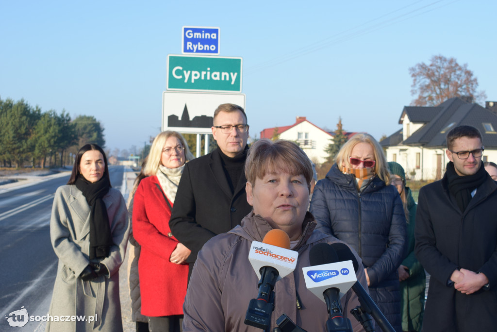 Droga Żdżarów - Rybno: Kolejny odcinek po remoncie