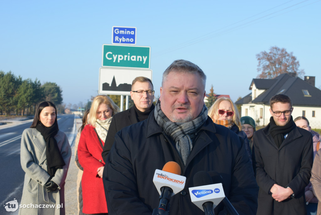 Droga Żdżarów - Rybno: Kolejny odcinek po remoncie
