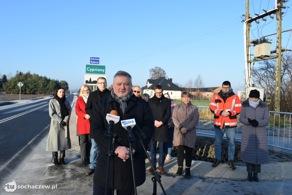 Droga Żdżarów - Rybno: Kolejny odcinek po remoncie