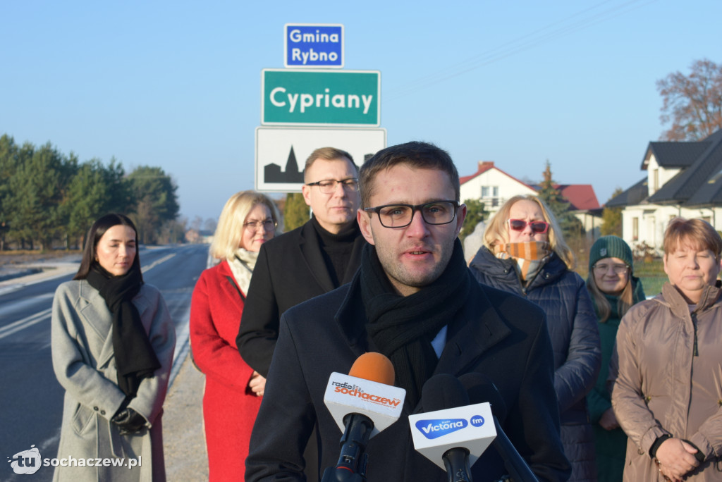 Droga Żdżarów - Rybno: Kolejny odcinek po remoncie