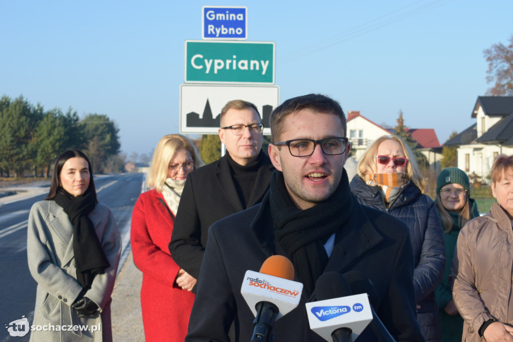 Droga Żdżarów - Rybno: Kolejny odcinek po remoncie