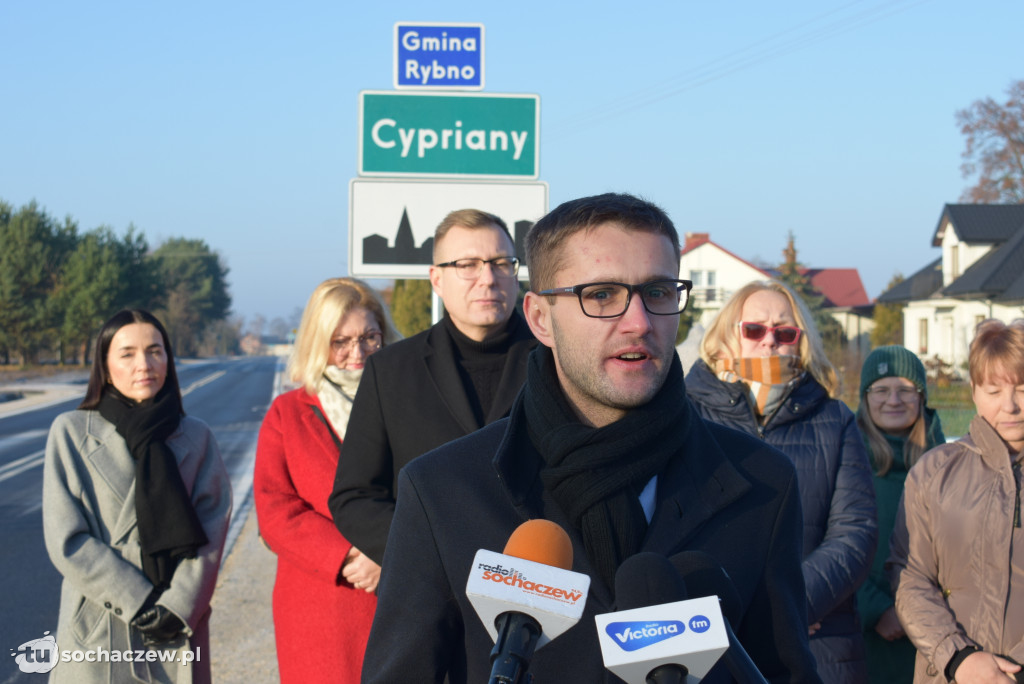 Droga Żdżarów - Rybno: Kolejny odcinek po remoncie