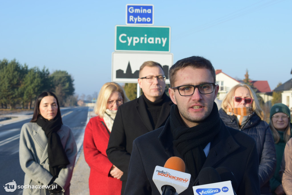 Droga Żdżarów - Rybno: Kolejny odcinek po remoncie
