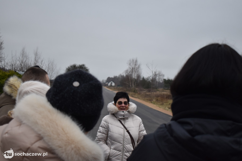 Gmina Młodzieszyn: otwarcie dróg w Adamowej Górze