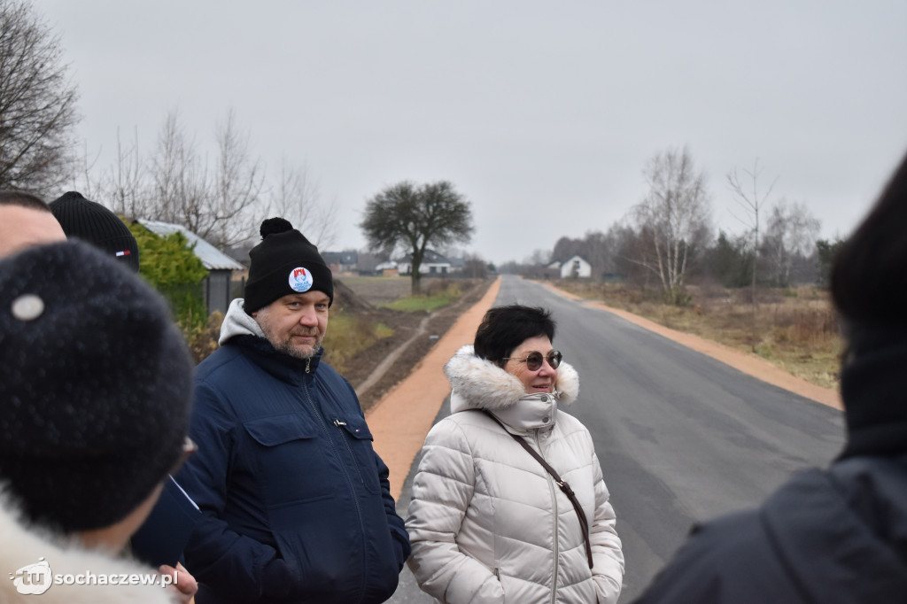 Gmina Młodzieszyn: otwarcie dróg w Adamowej Górze