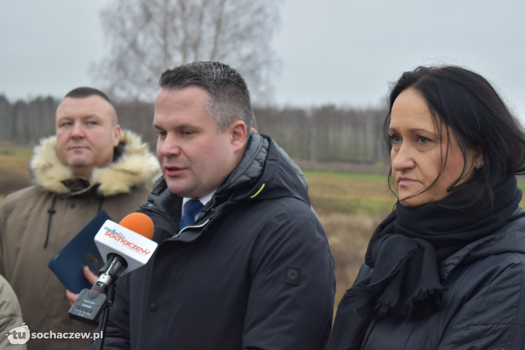 Gmina Młodzieszyn: otwarcie dróg w Adamowej Górze