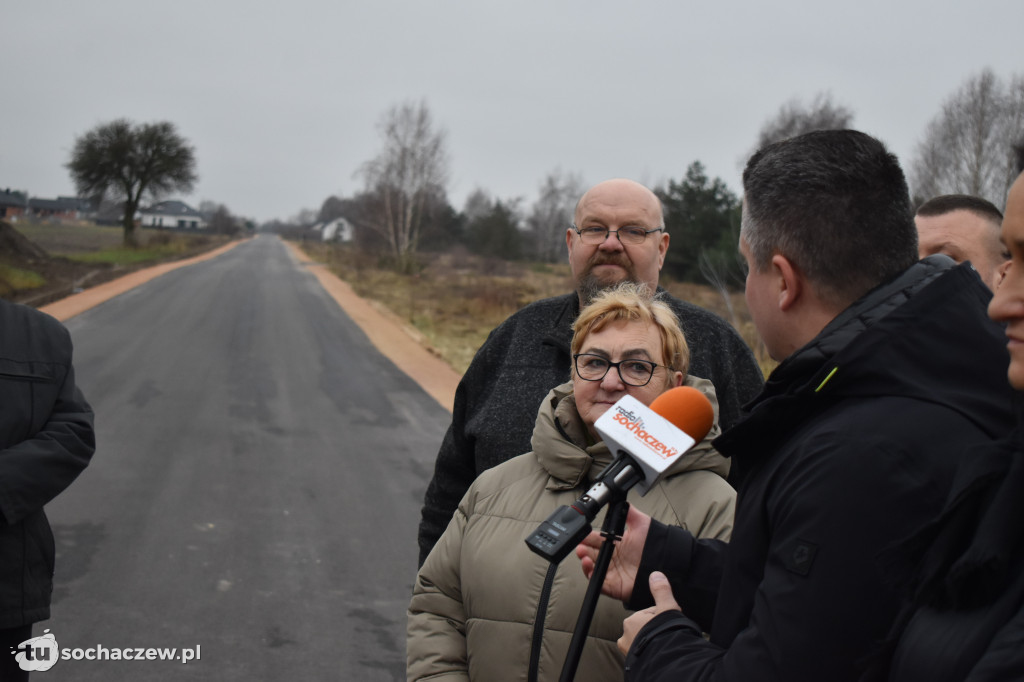 Gmina Młodzieszyn: otwarcie dróg w Adamowej Górze