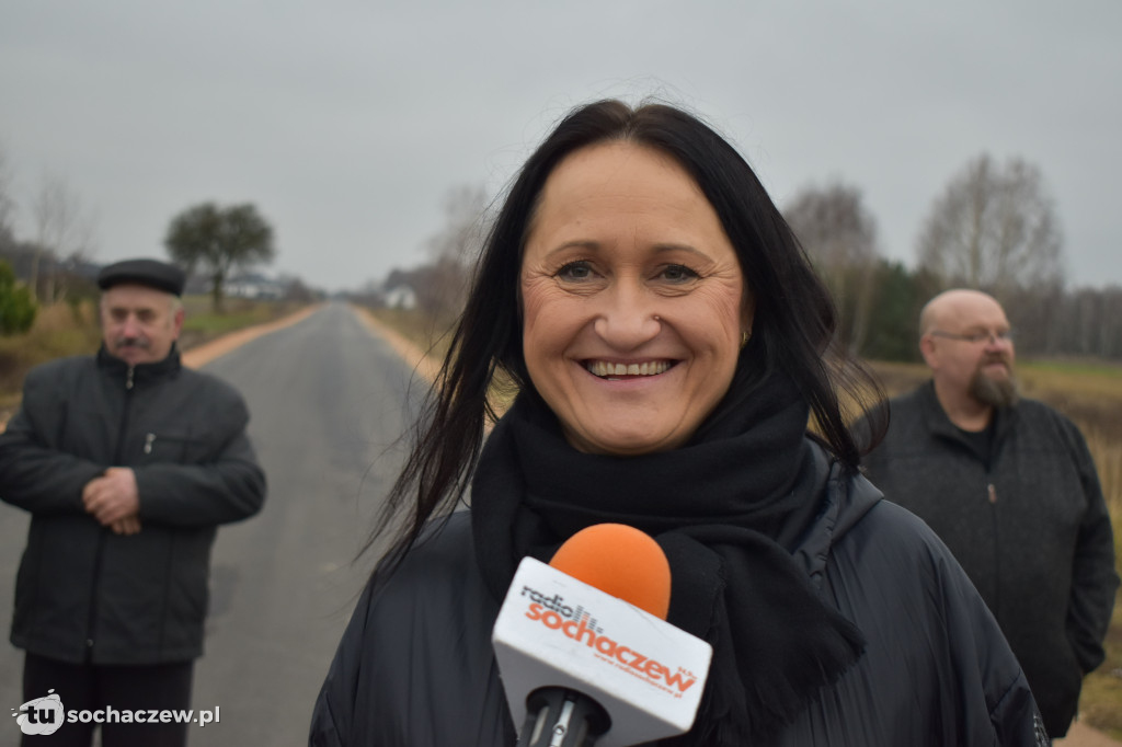 Gmina Młodzieszyn: otwarcie dróg w Adamowej Górze