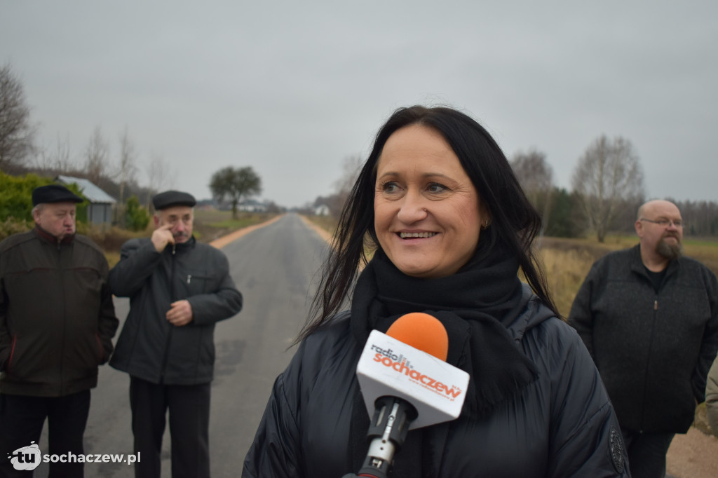 Gmina Młodzieszyn: otwarcie dróg w Adamowej Górze