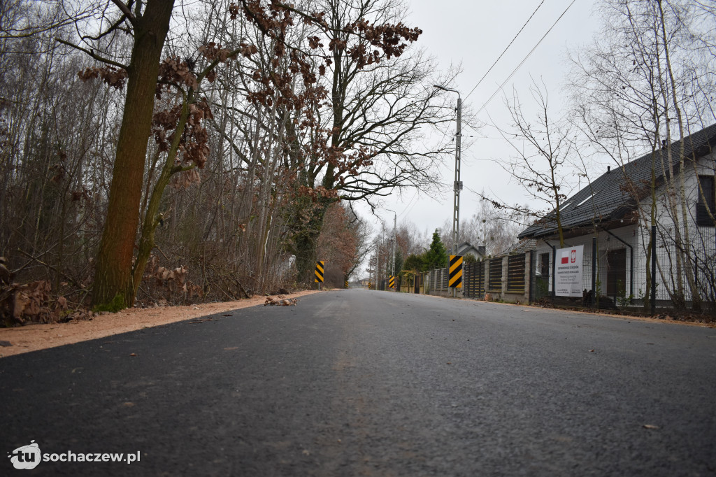 Gmina Młodzieszyn: otwarcie dróg w Adamowej Górze