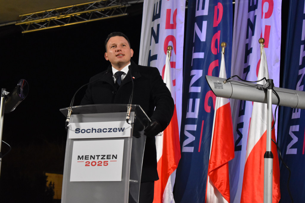 Do Sochaczewa przyjechał Sławomir Mentzen