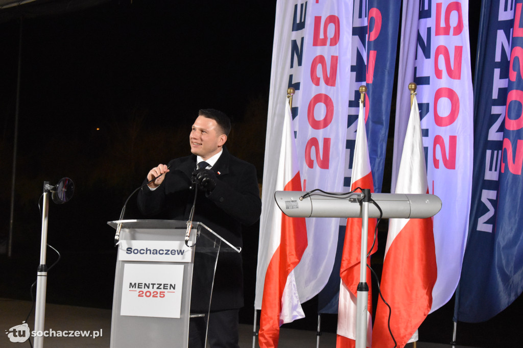 Do Sochaczewa przyjechał Sławomir Mentzen