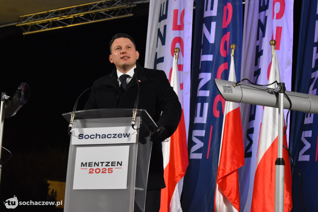Do Sochaczewa przyjechał Sławomir Mentzen
