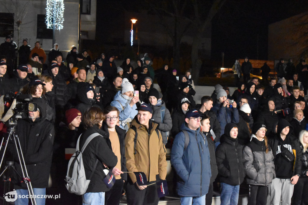 Do Sochaczewa przyjechał Sławomir Mentzen