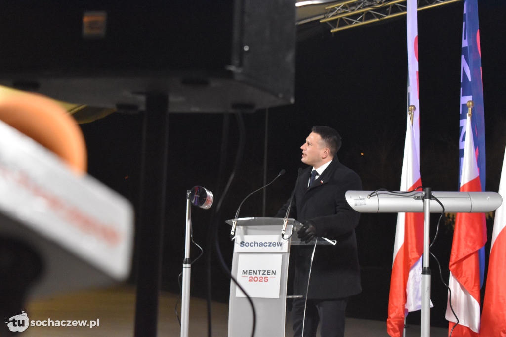 Do Sochaczewa przyjechał Sławomir Mentzen
