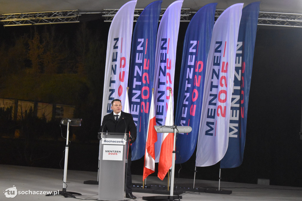 Do Sochaczewa przyjechał Sławomir Mentzen