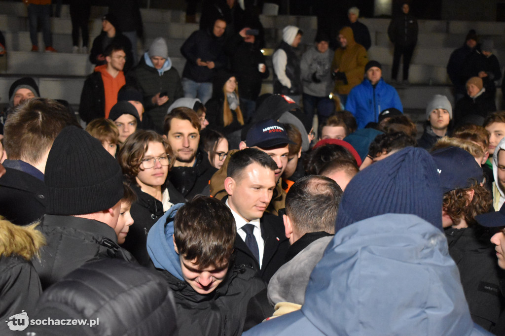 Do Sochaczewa przyjechał Sławomir Mentzen