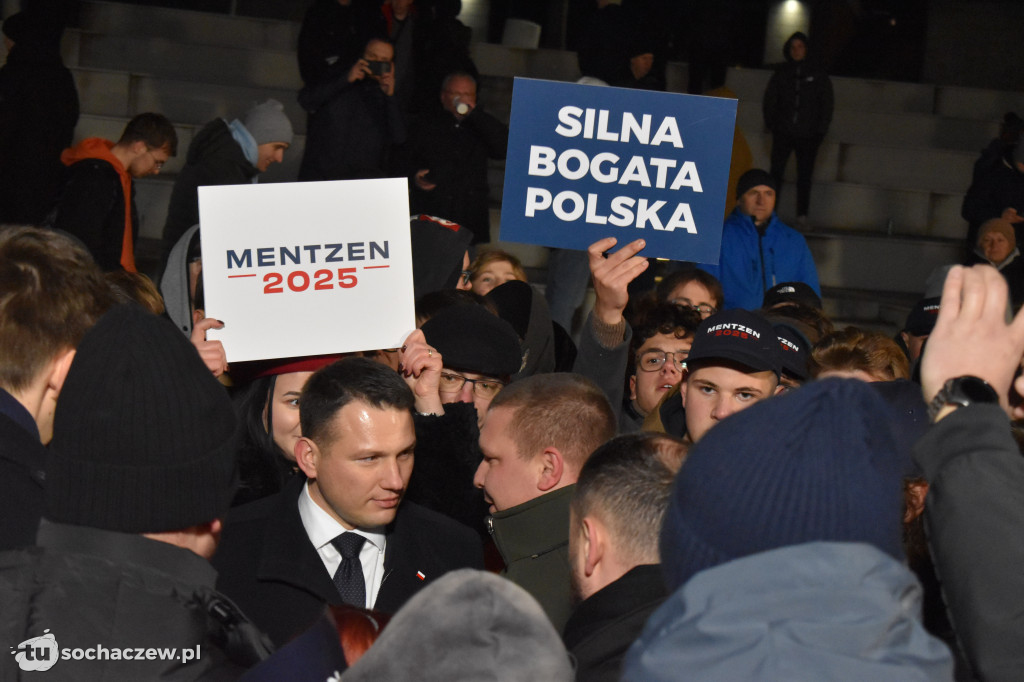 Do Sochaczewa przyjechał Sławomir Mentzen