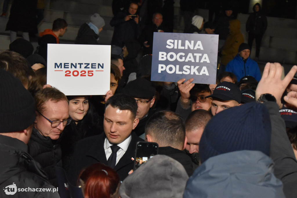Do Sochaczewa przyjechał Sławomir Mentzen