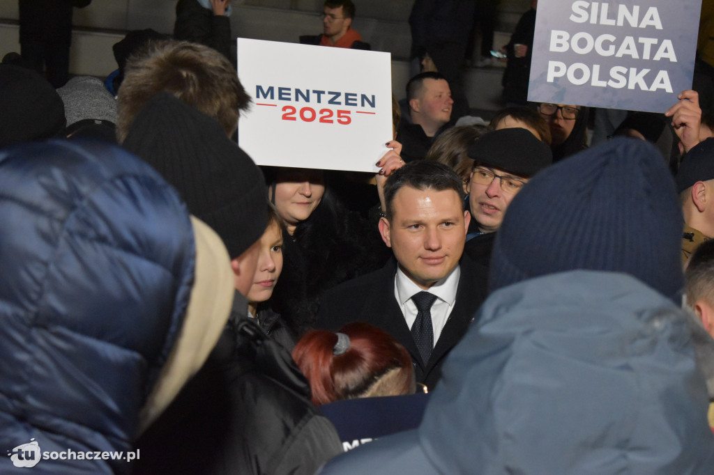 Do Sochaczewa przyjechał Sławomir Mentzen